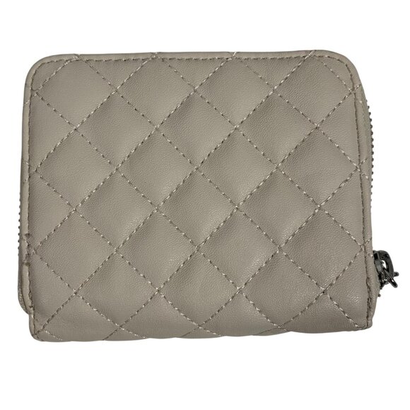 GUESS Los Angeles Puffy Quilted Purse Coin Change Credit Card Wallet Clutch - Picture 7 of 9